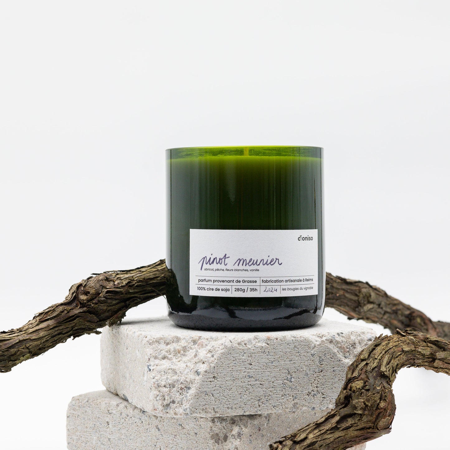 Bougie parfumée Pinot Meunier – Cépages champenois