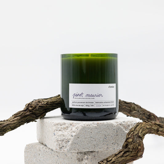 Bougie parfumée Pinot Meunier – Cépages champenois